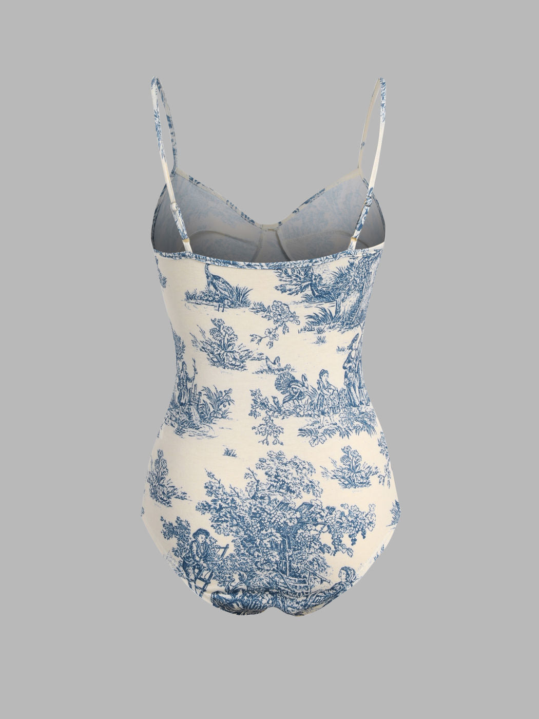 Toile de Jouy Desenli Bodysuit