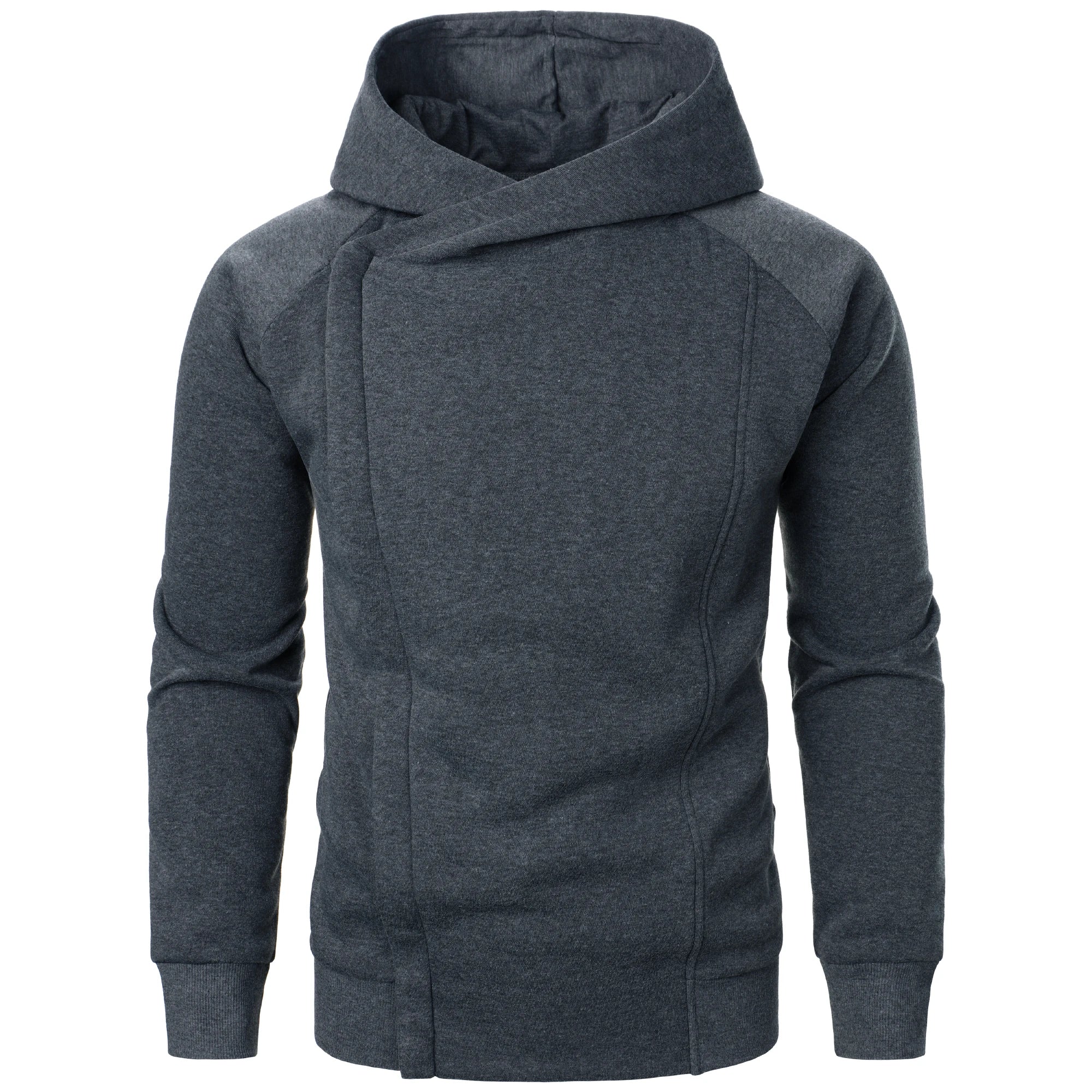 Crossover Fermuarlı Hoodie
