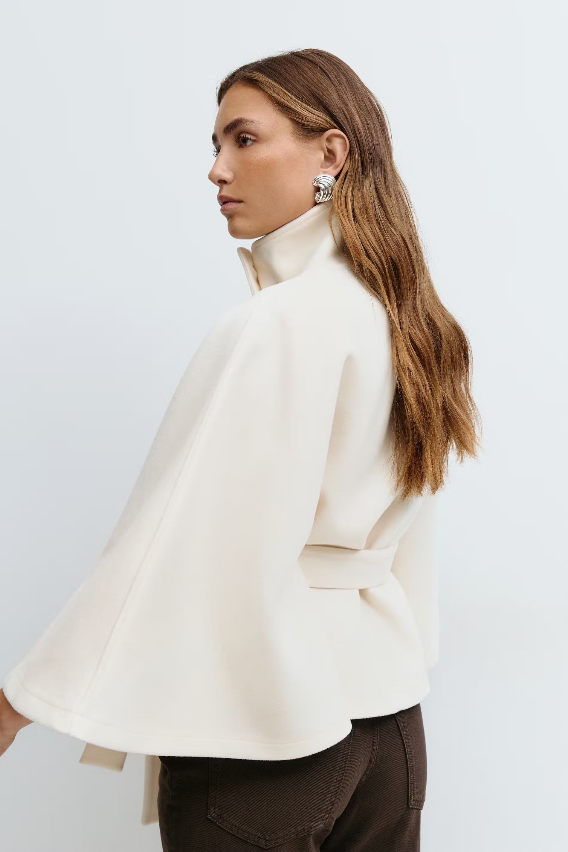 Belt Cape Ceket