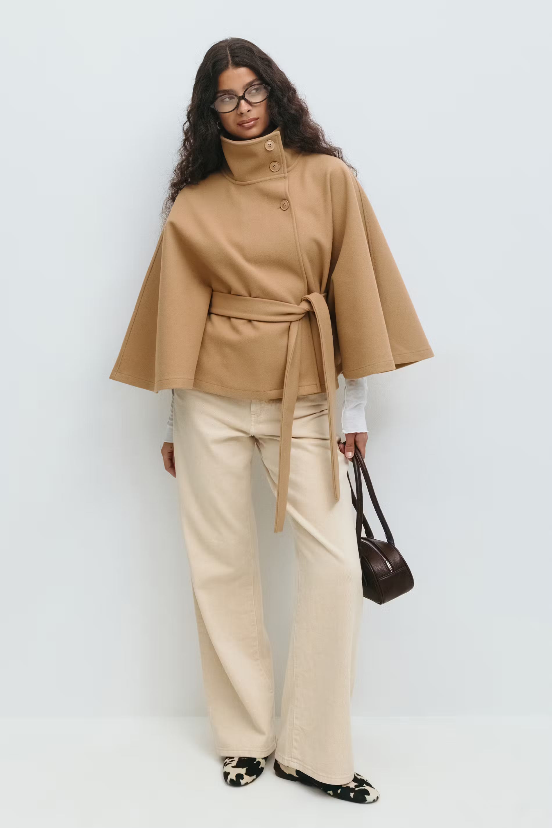 Belt Cape Ceket