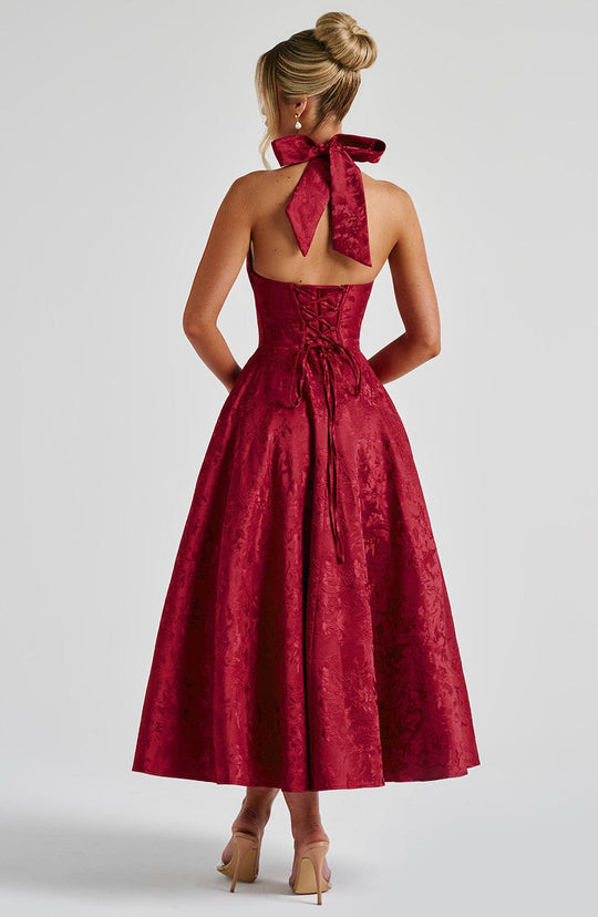 Romantik Fiyonk Detaylı Kabarık Mini Elbise