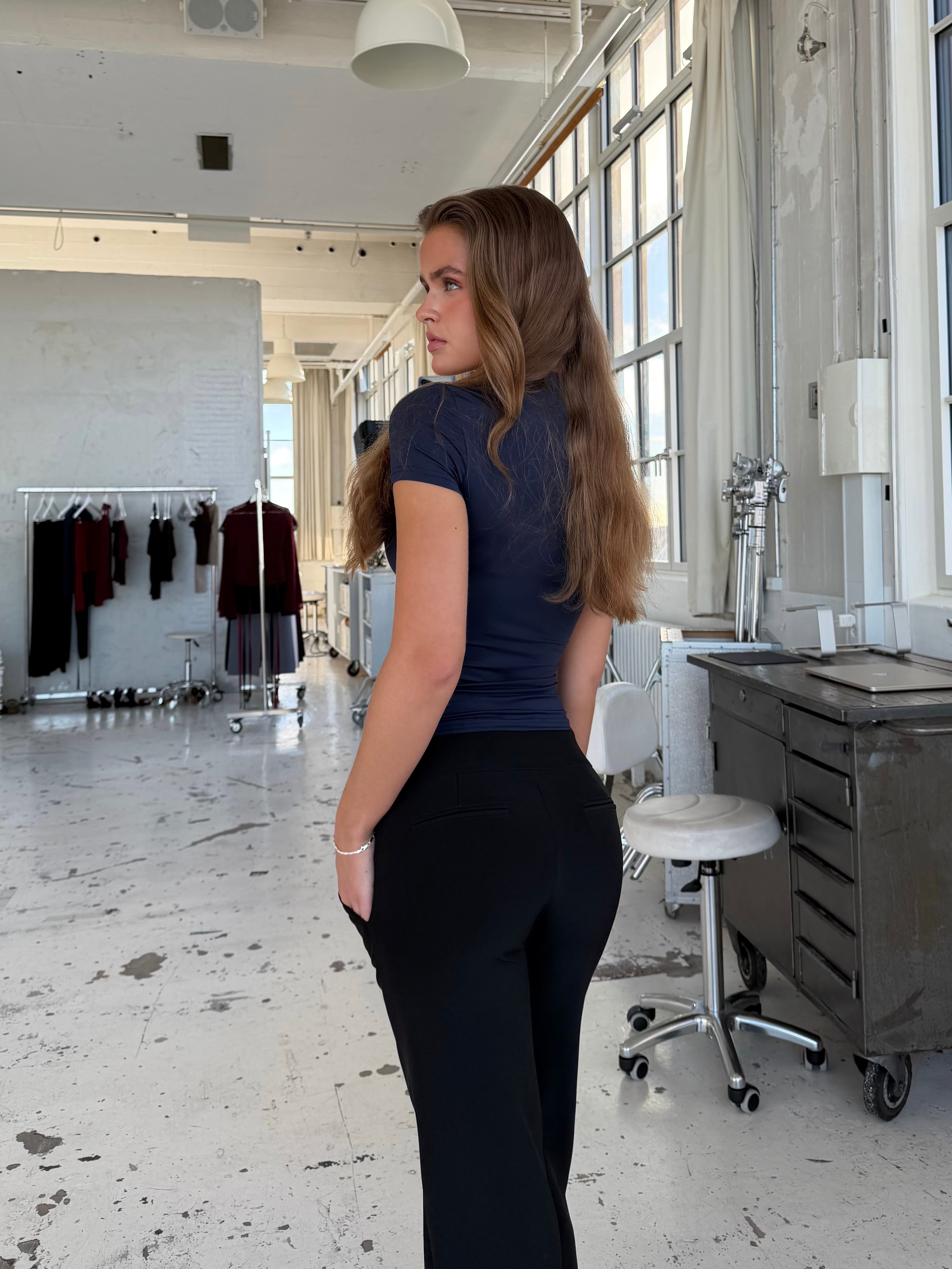 Baia basic üst - koyu mavi