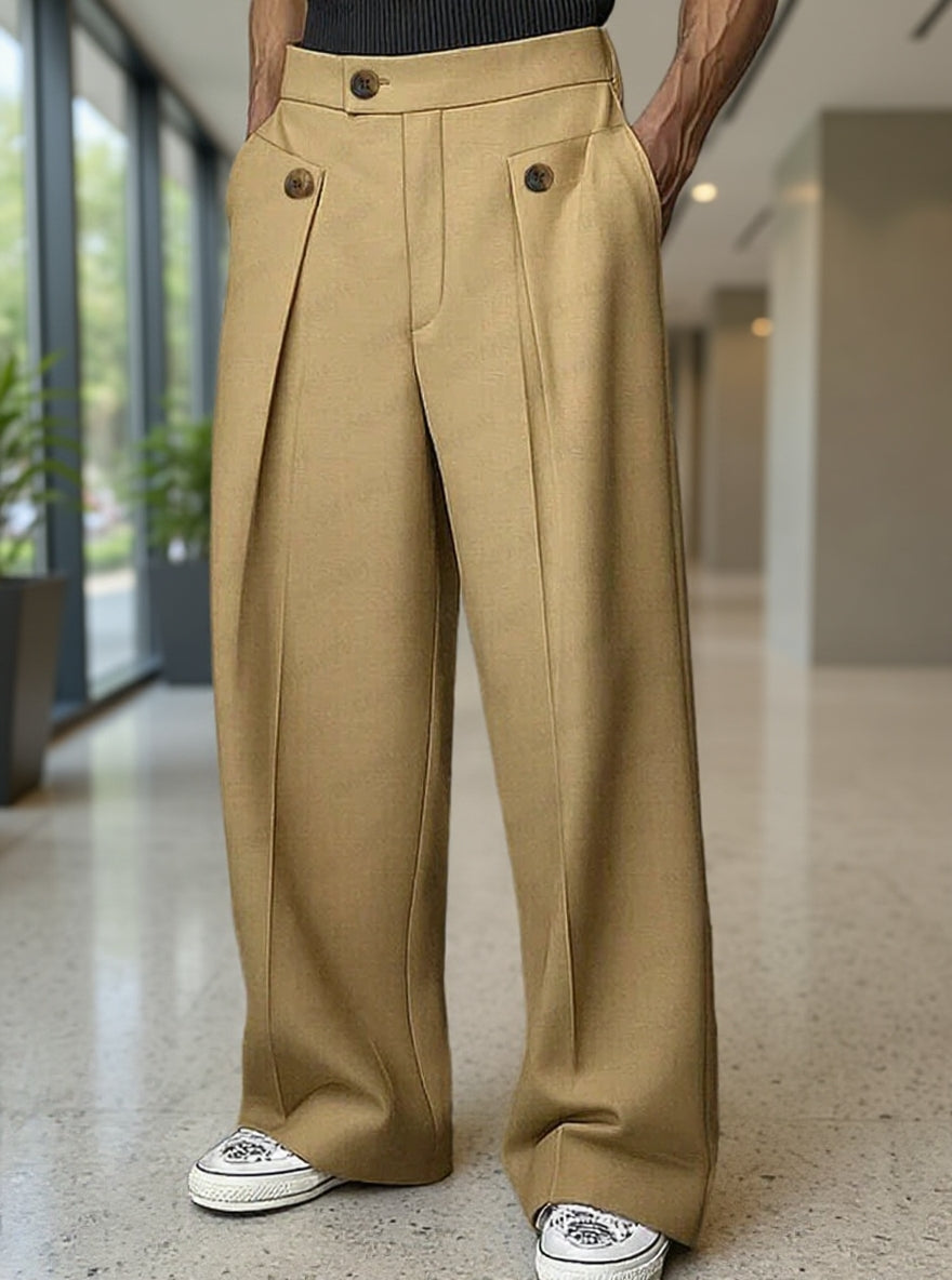 Dikiş Detaylı Şık Kumaş Pantolon