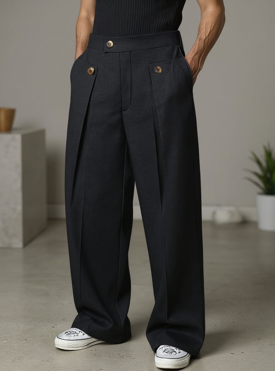 Dikiş Detaylı Şık Kumaş Pantolon