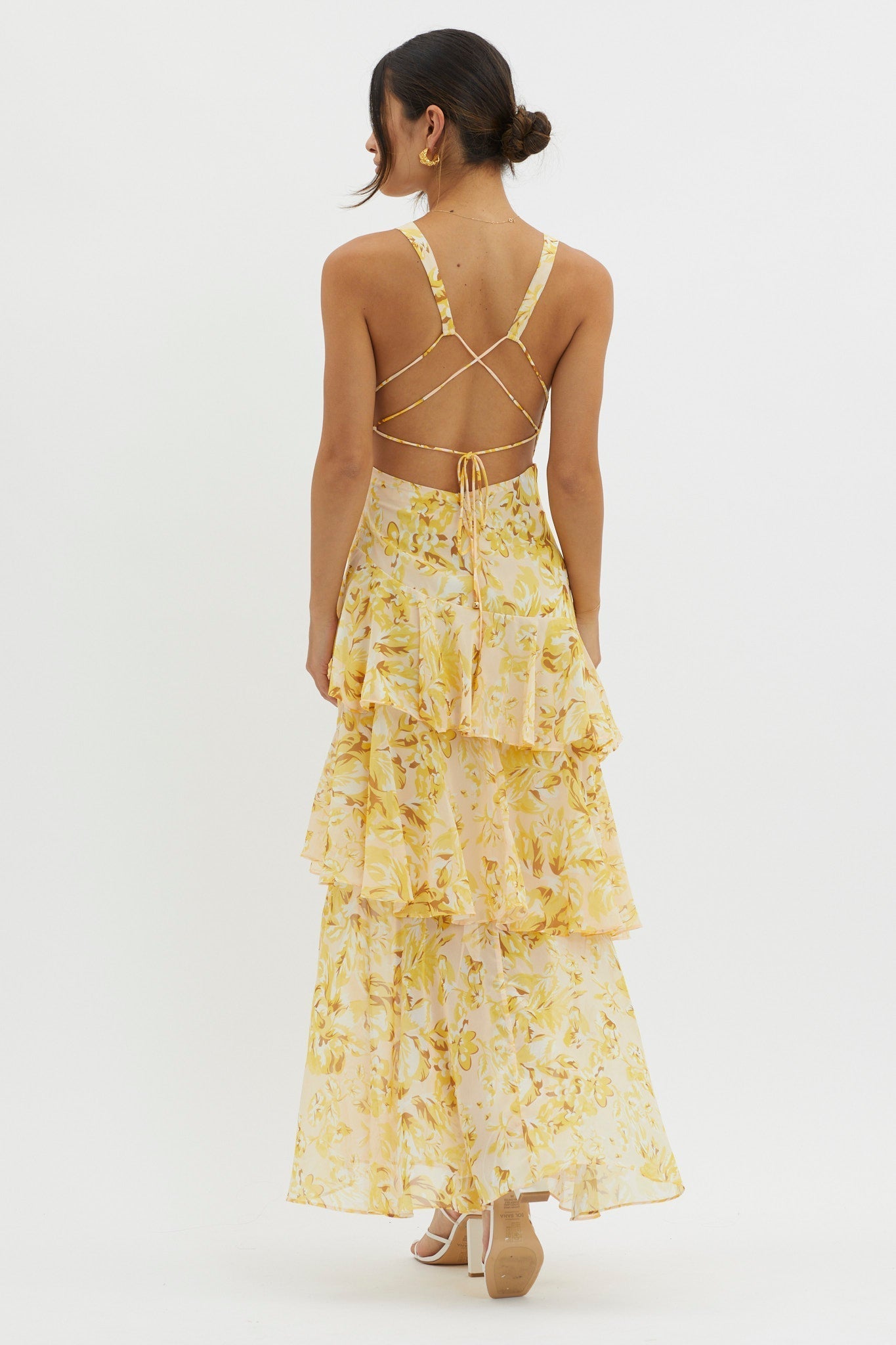 Bloom Shift Midi Elbise
