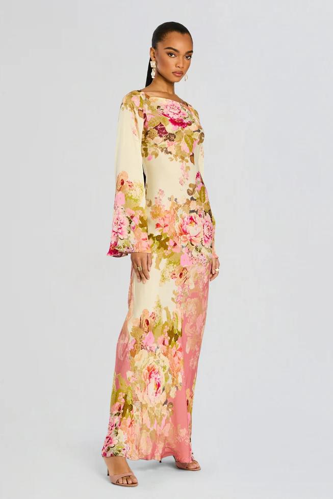 Garden Party Maxi Elbise