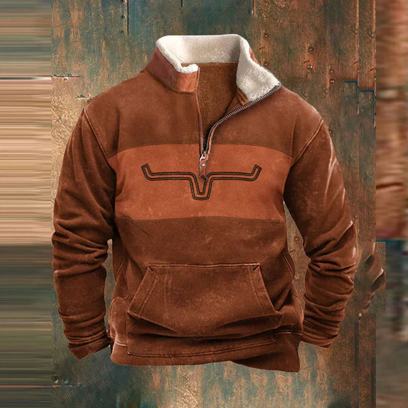 Western Heritage Fermuarlı Sweatshirt