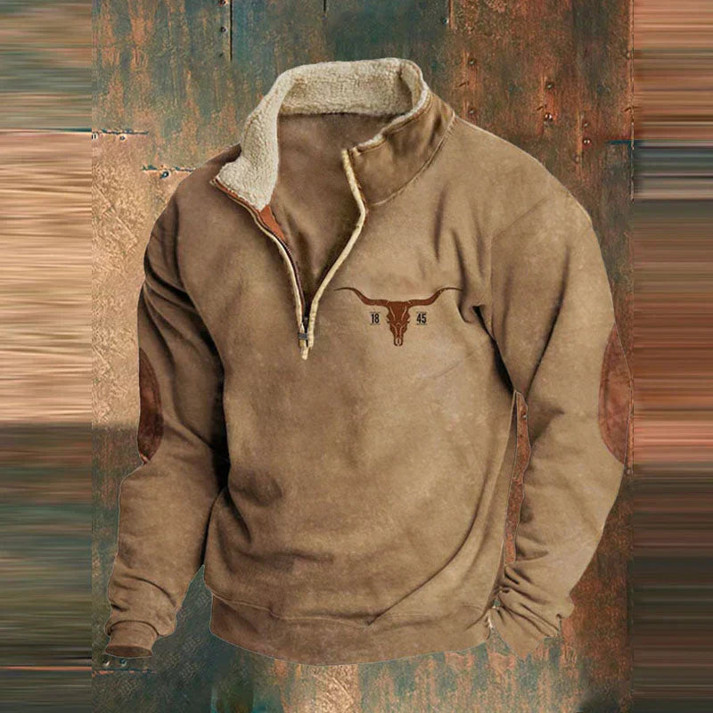 Western Heritage Fermuarlı Sweatshirt