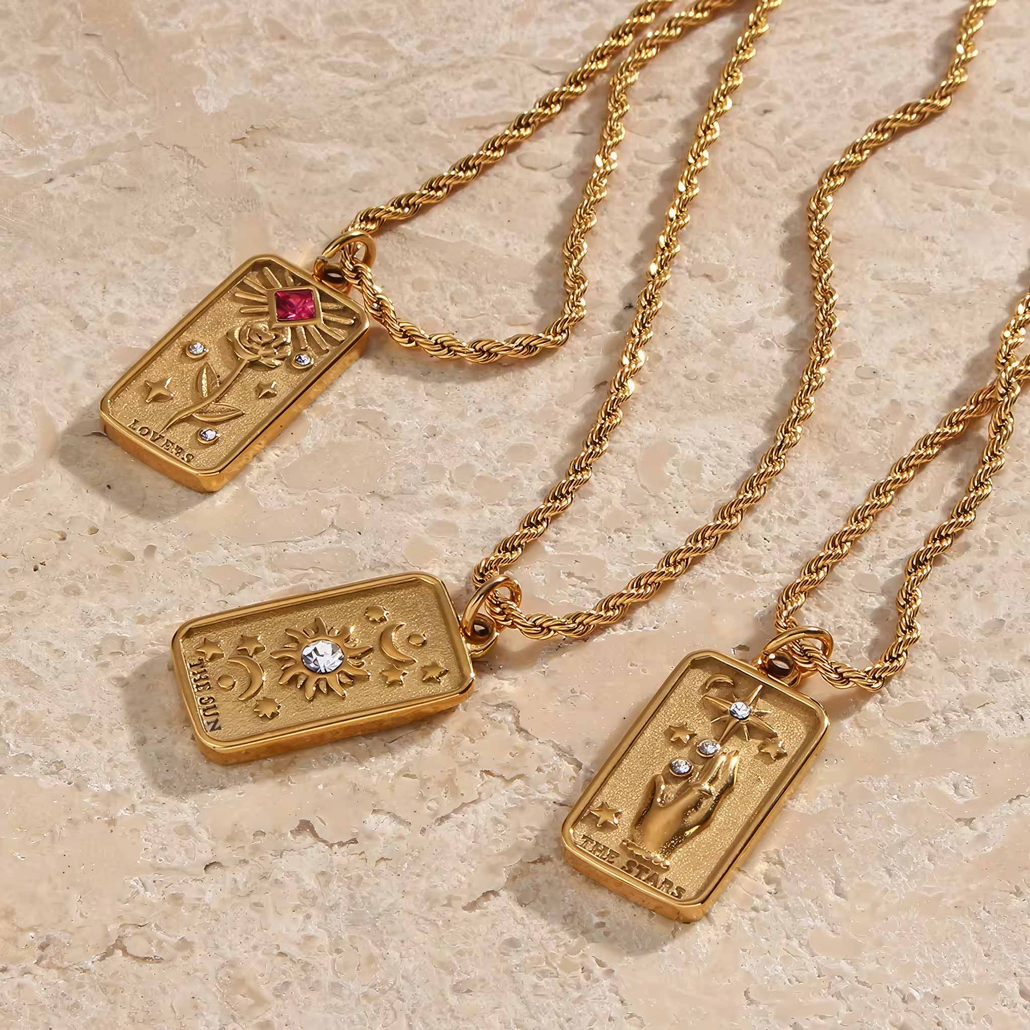 Classic Tarot Necklace Necklaces Higherchakra