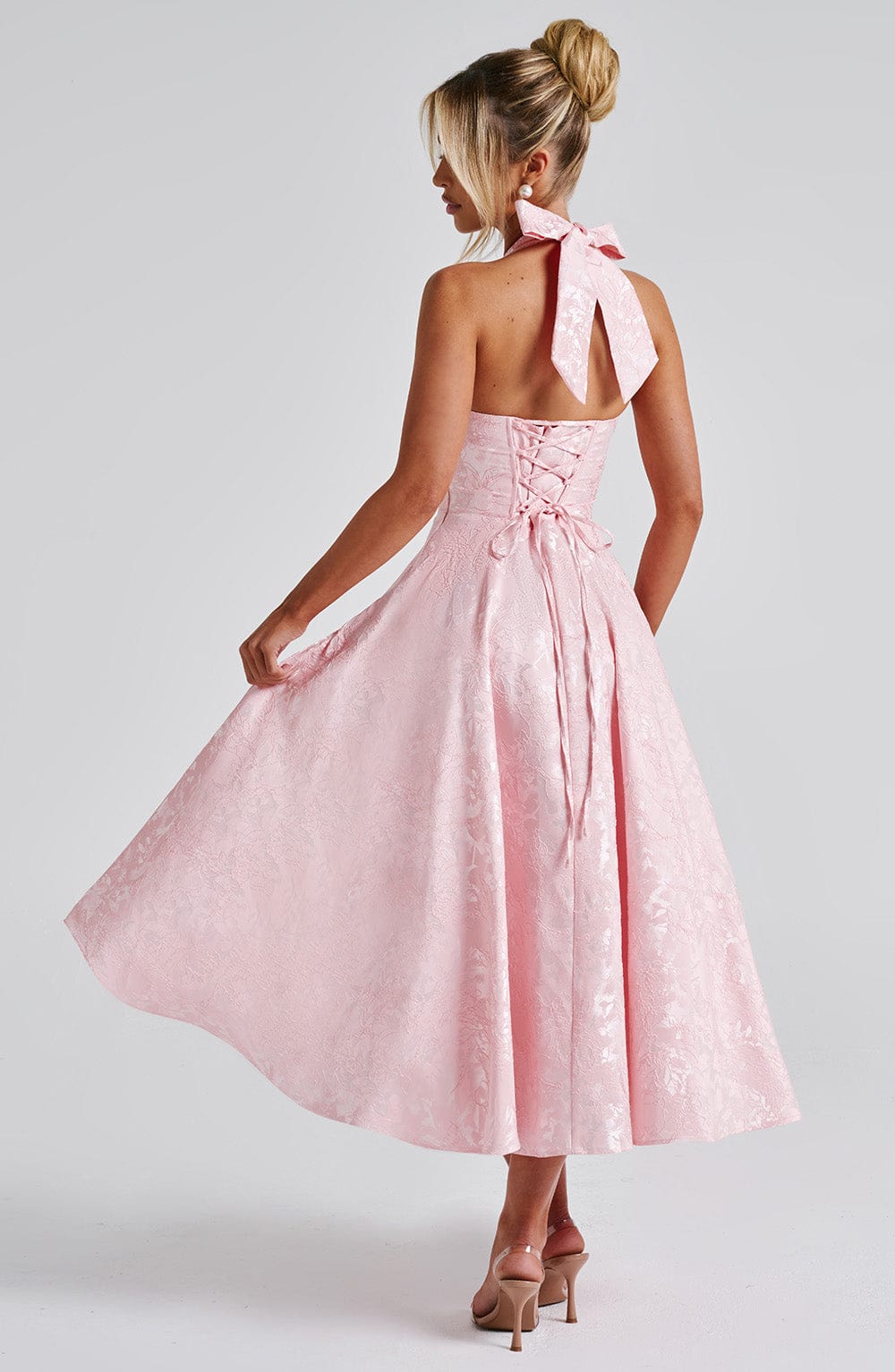 Effie Midi Pembe Elbise