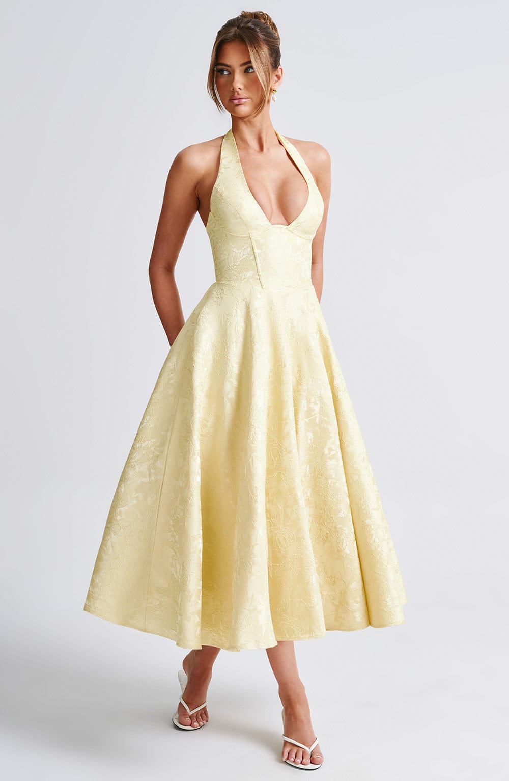 Effie Midi Limon Elbise