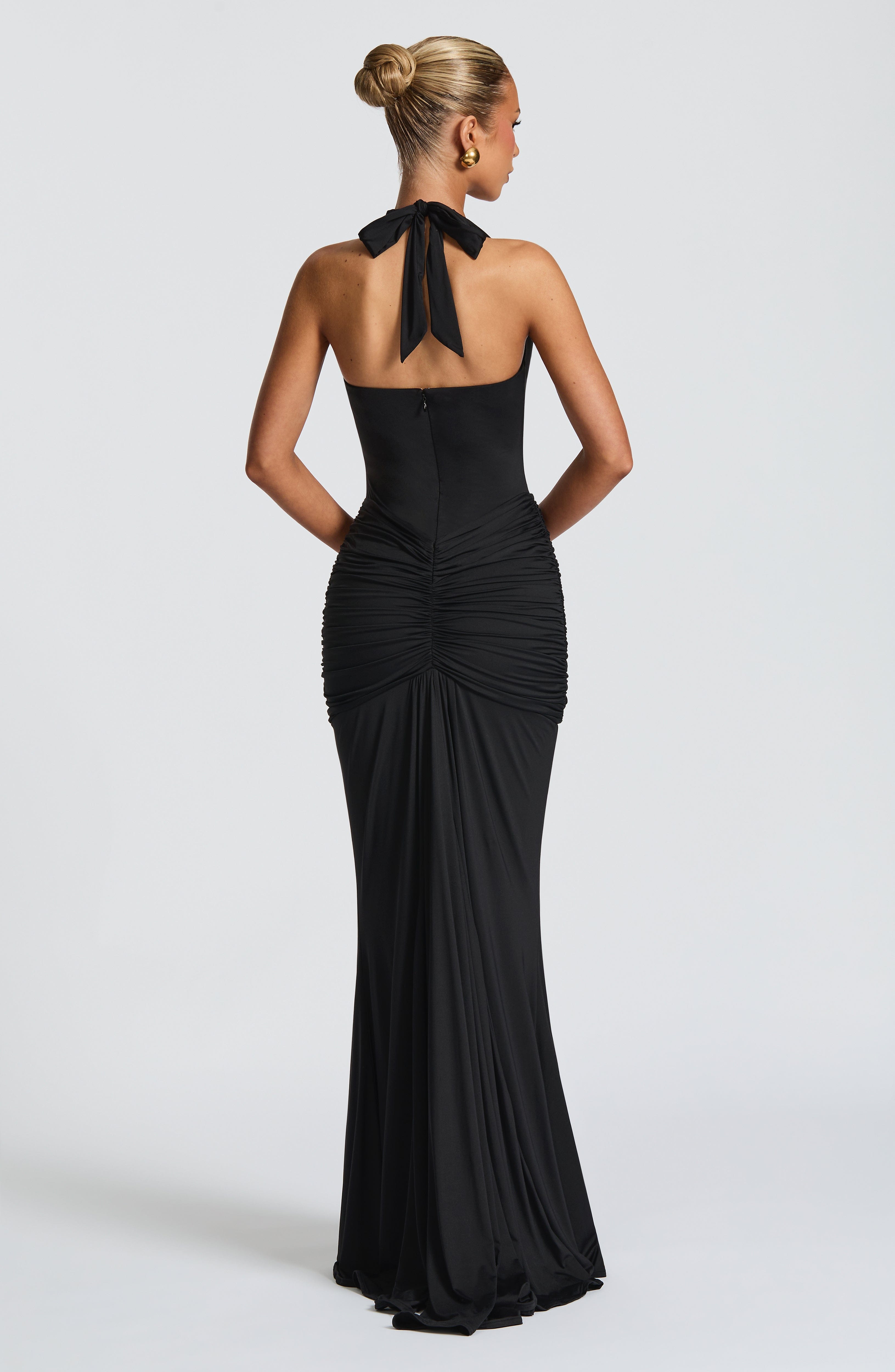 Syren Maxi Siyah Elbise