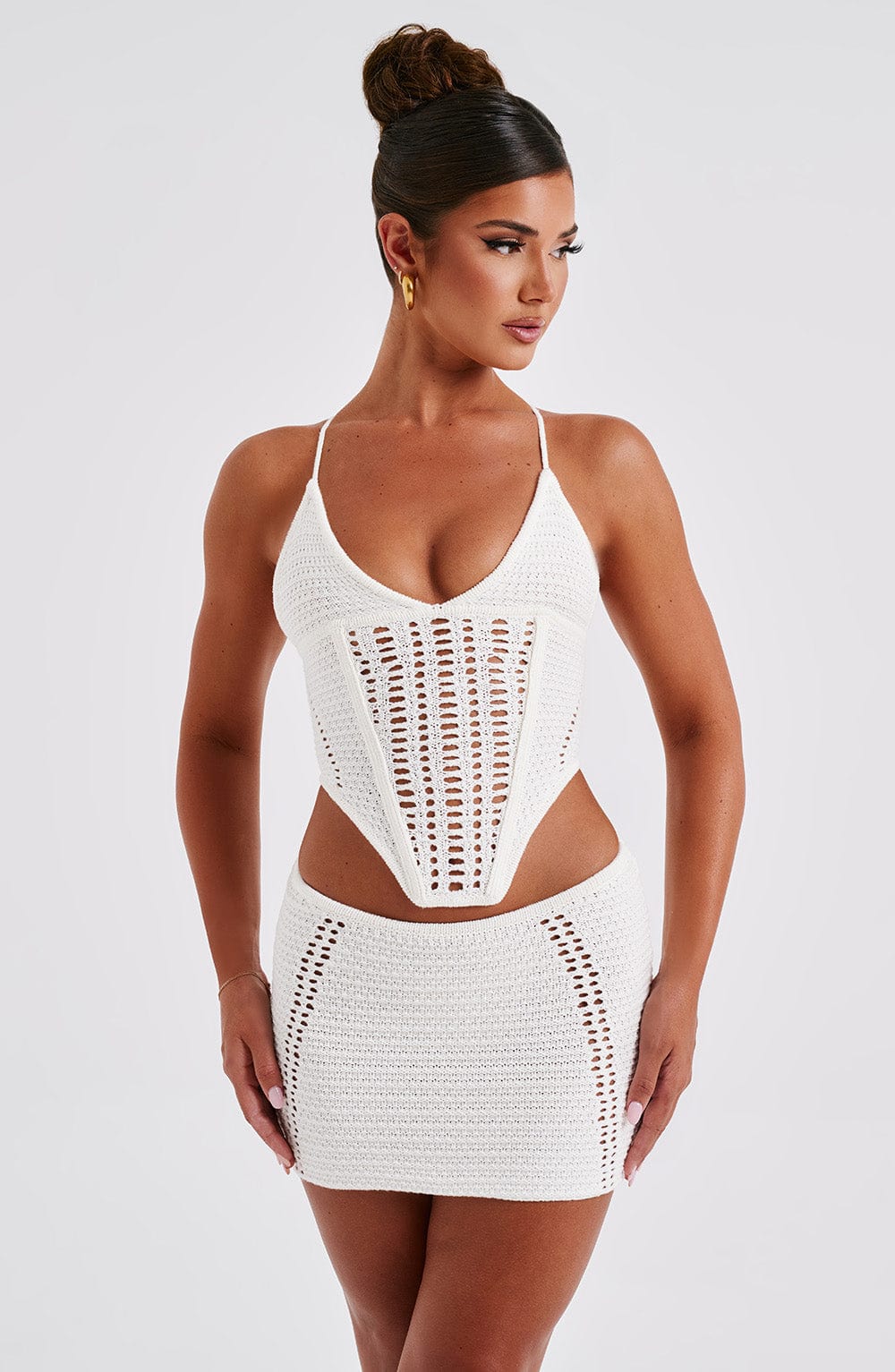 Samariah Büstiyer – Beyaz
