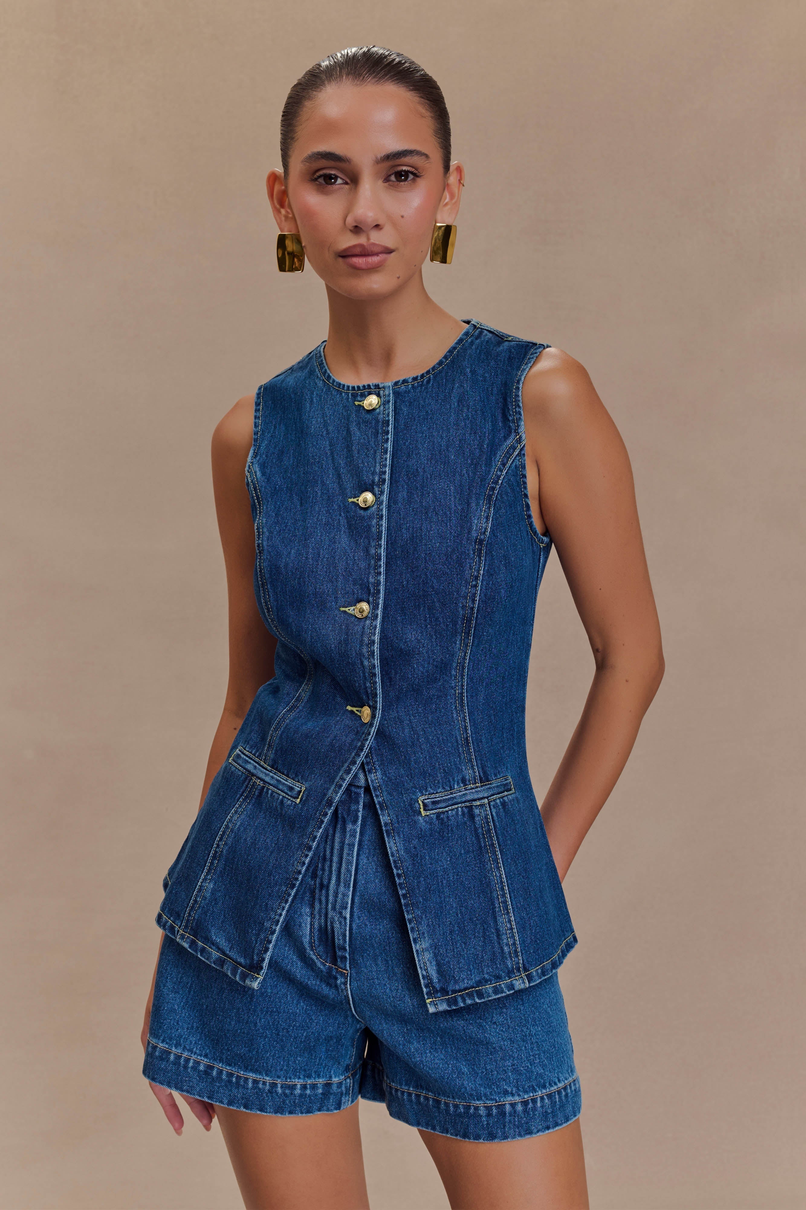 Dark Denim İkili Takım