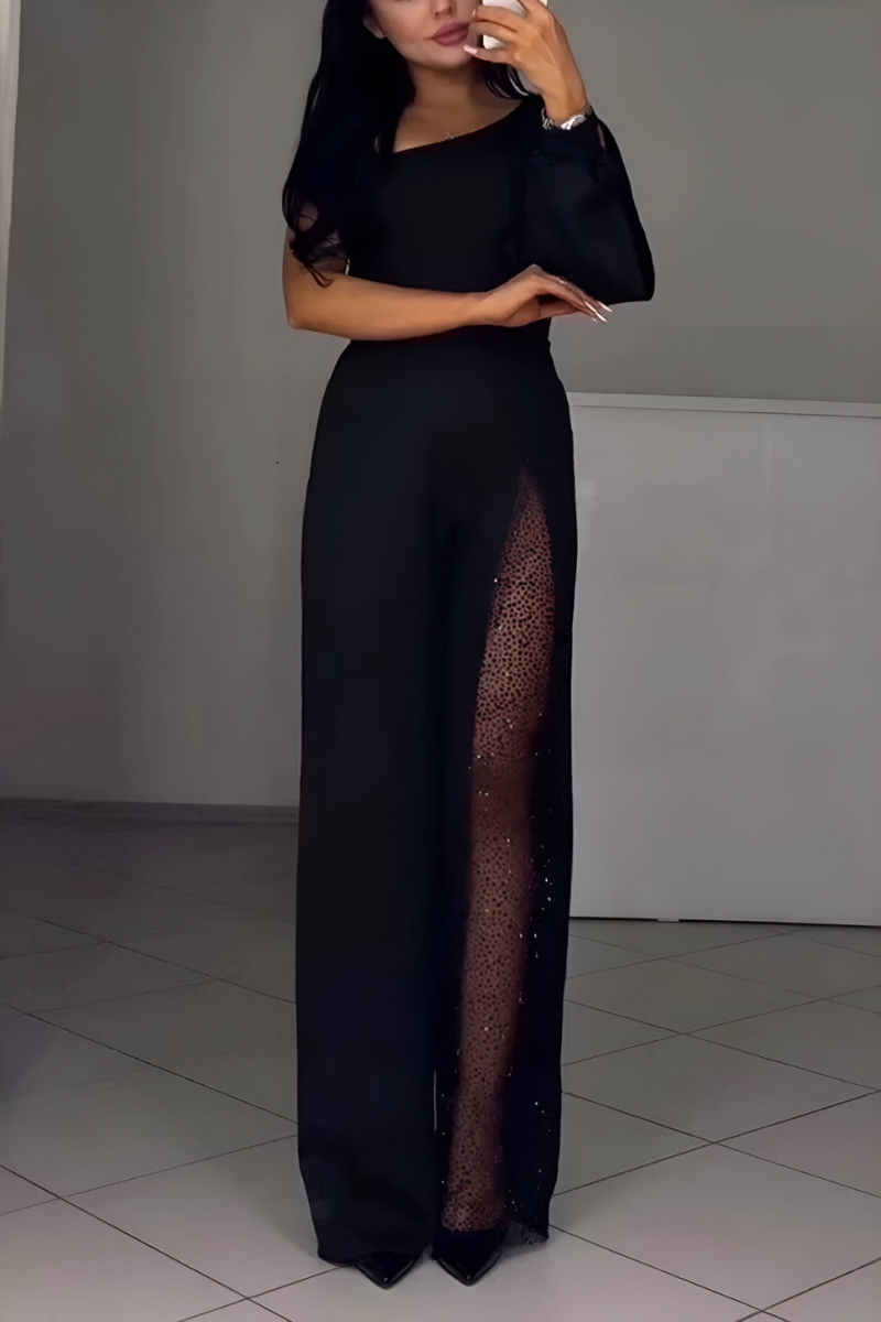 Modern Geniş Paça Tulum