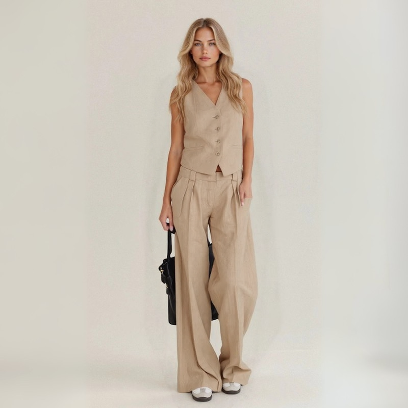 Lino Casual Keten Takım