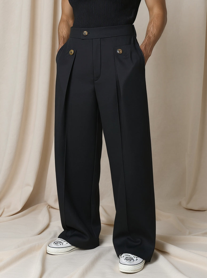 Dikiş Detaylı Şık Kumaş Pantolon