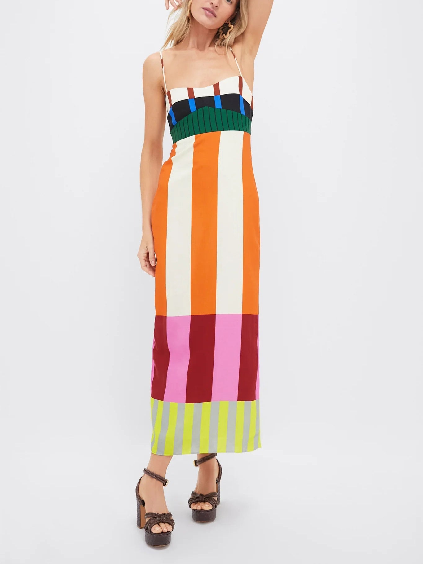 Bengal Multi Paloma Maxi Elbise