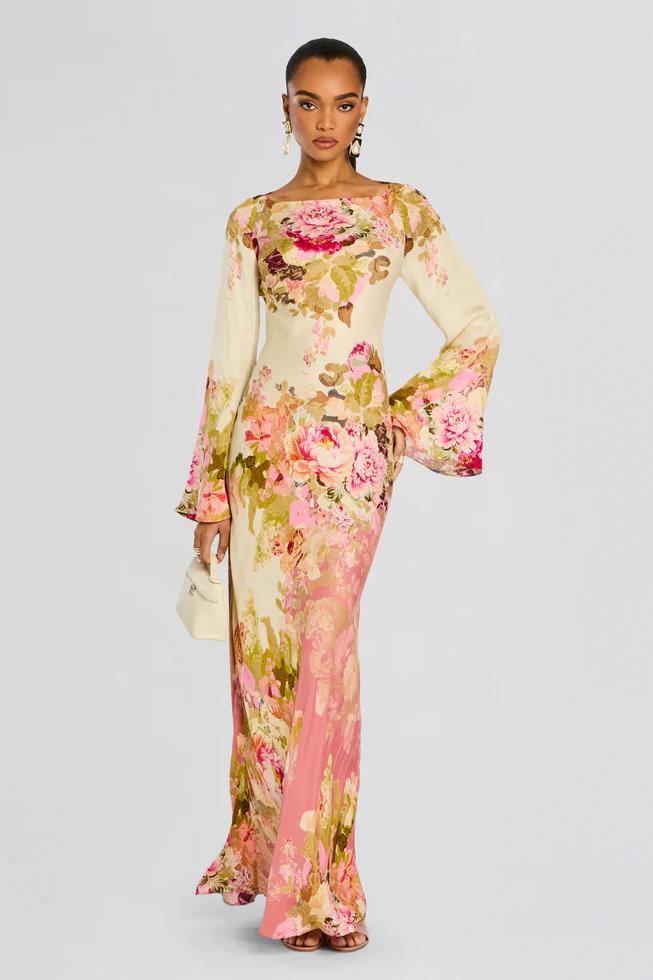 Garden Party Maxi Elbise