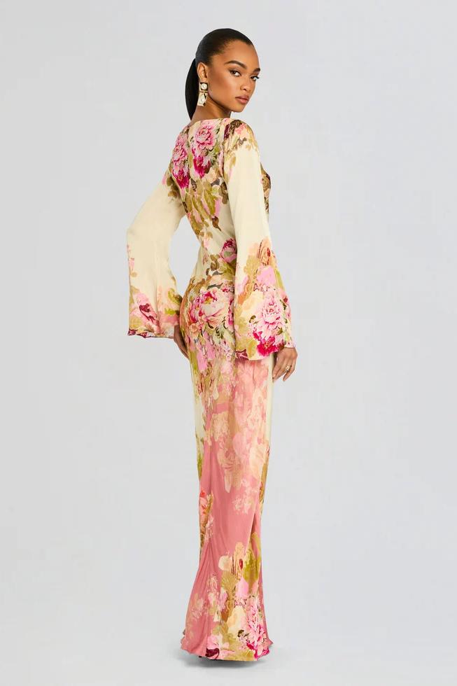 Garden Party Maxi Elbise