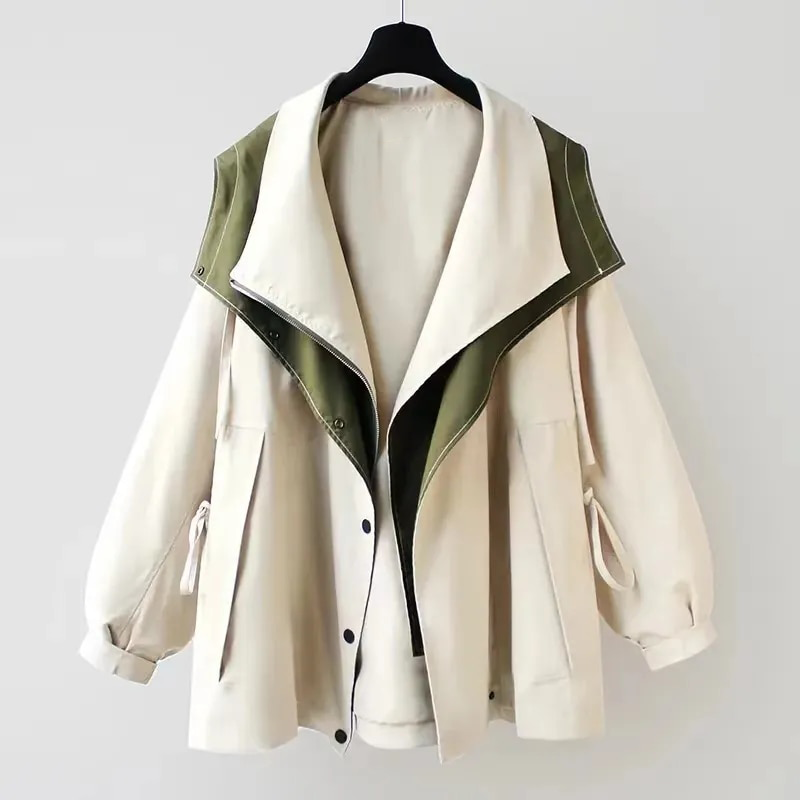 Elegant Rüzgar Koruyucu Trençkot