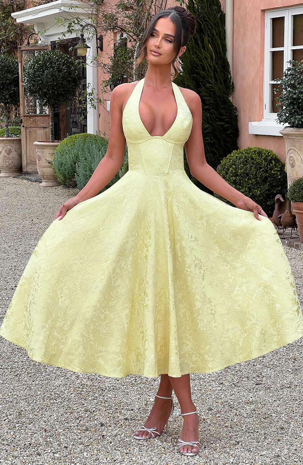 Effie Midi Limon Elbise