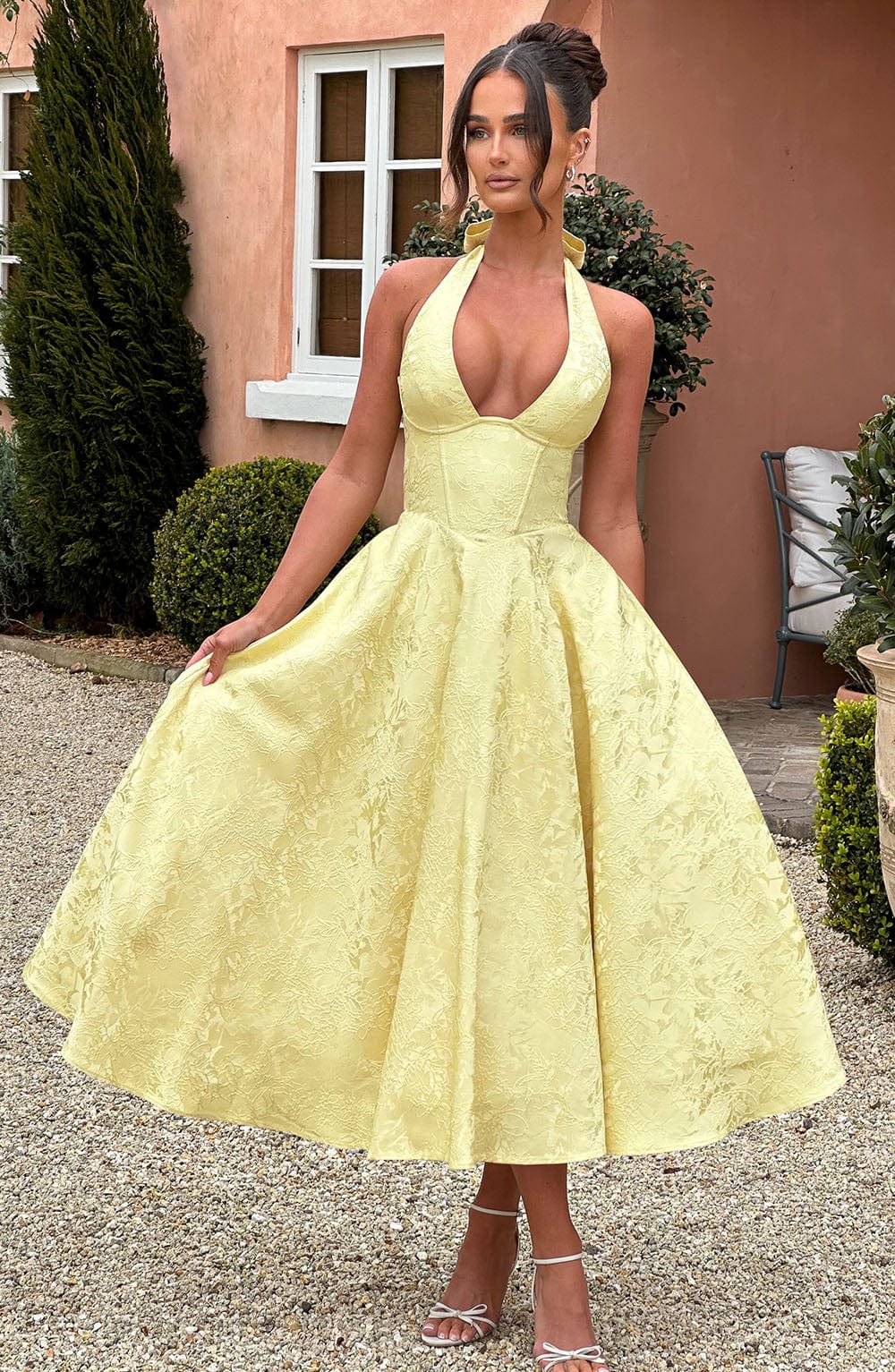 Effie Midi Limon Elbise