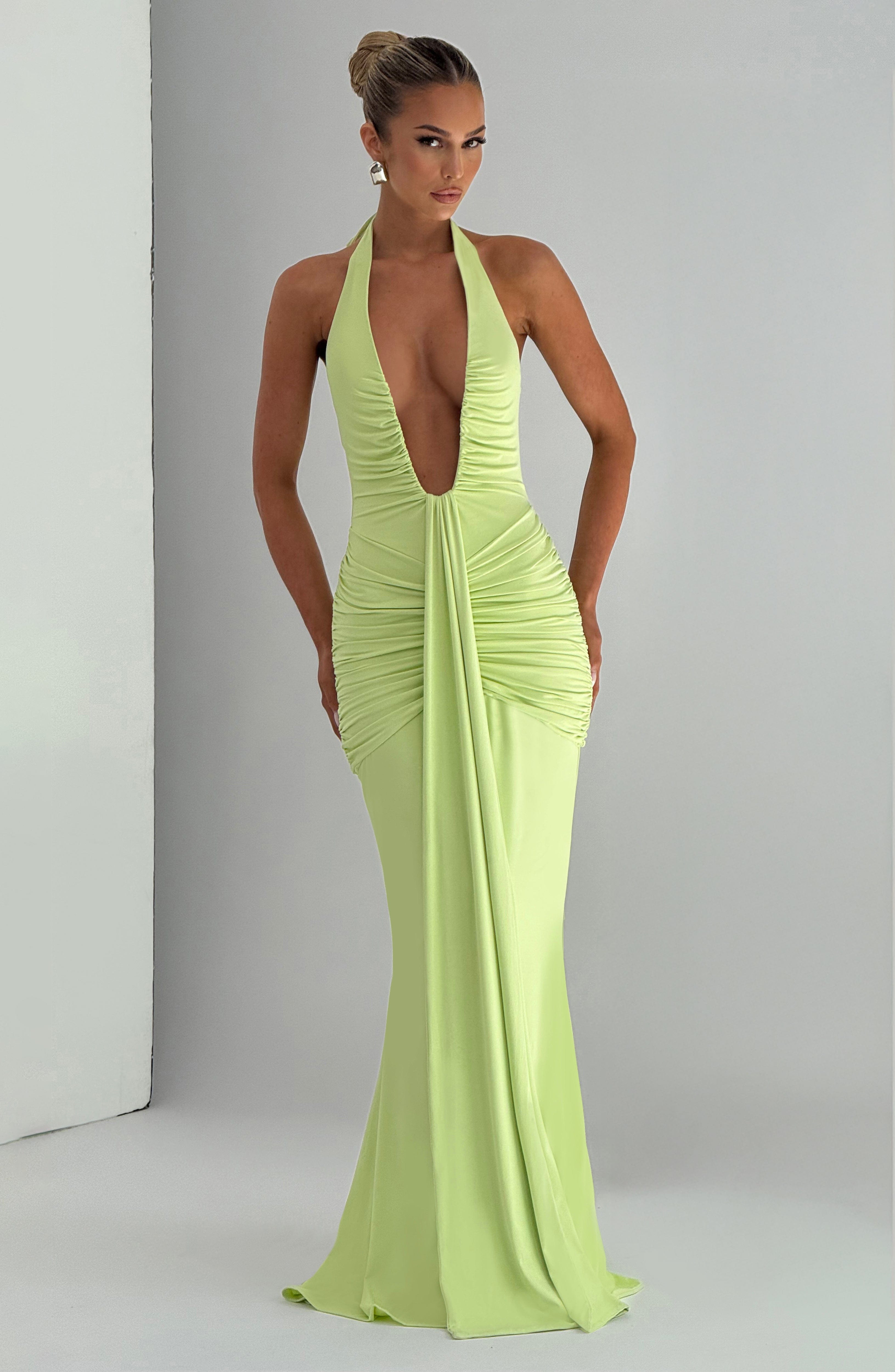 Syren  Maxi Yeşil Elbise