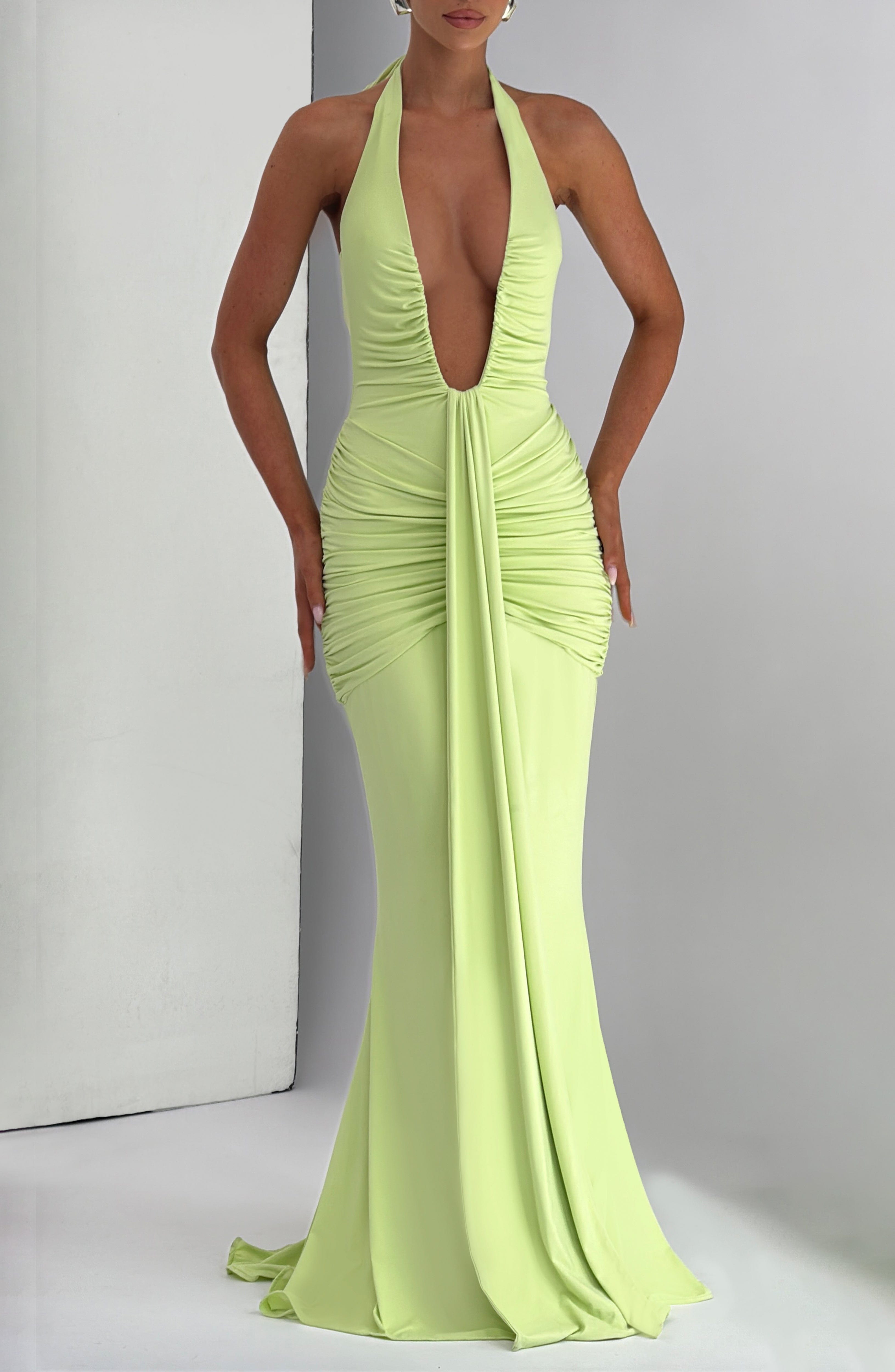 Syren  Maxi Yeşil Elbise